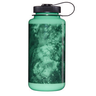 Nalgene Sustain Wide Mouth Bottle - GLO WYLD - Black Worms - 1 Litre