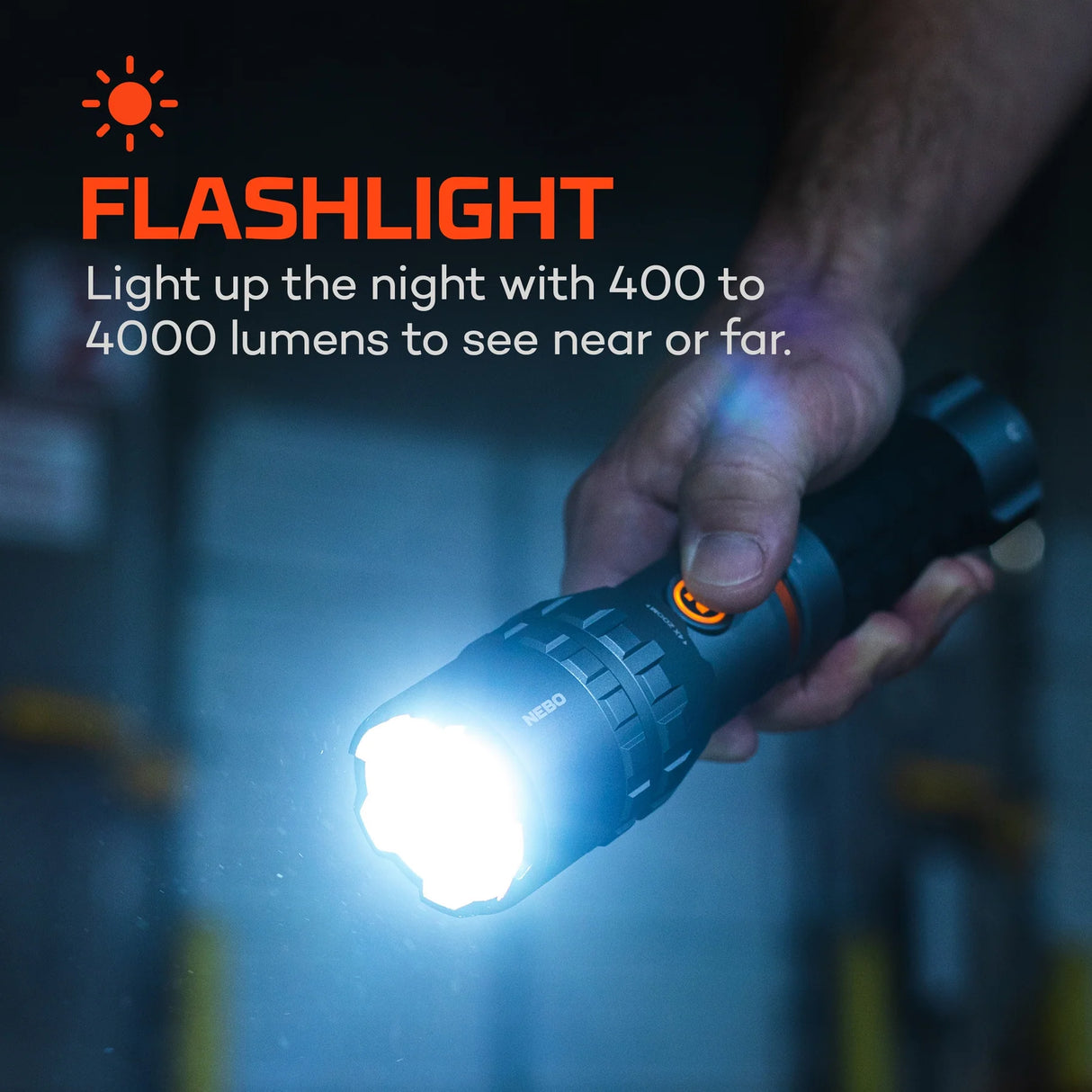 Nebo Slyde King 4K Flashlight for Work Lighting