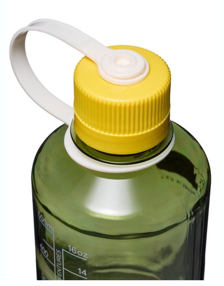 Nalgene 16oz / 0.5L Tritan Sustain Narrow Mouth Bottle Oil Green - Freesia Cap