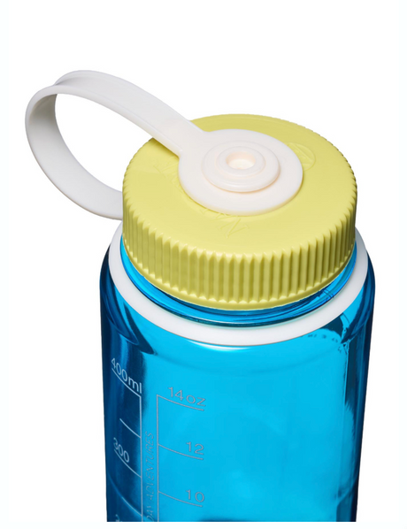Nalgene 16oz / 0.5L Tritan Sustain Wide Mouth Bottle Blue Atoll - Endive Cap