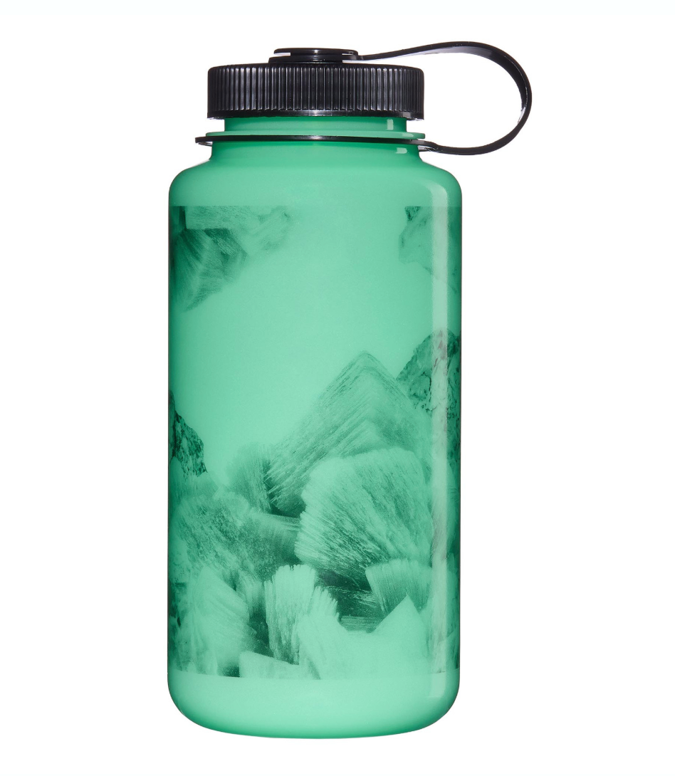 Nalgene 32oz / 1L Tritan Sustain Wide Mouth Bottle - Glow Black Crystals