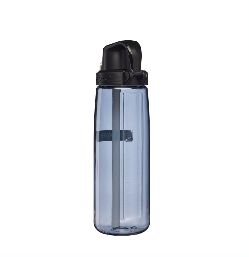 Nalgene Straw Bottle 700Ml Grey - Black Cap