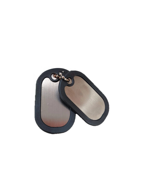 Military Spec Heavyweight Dog Tags With Silencers & Chain