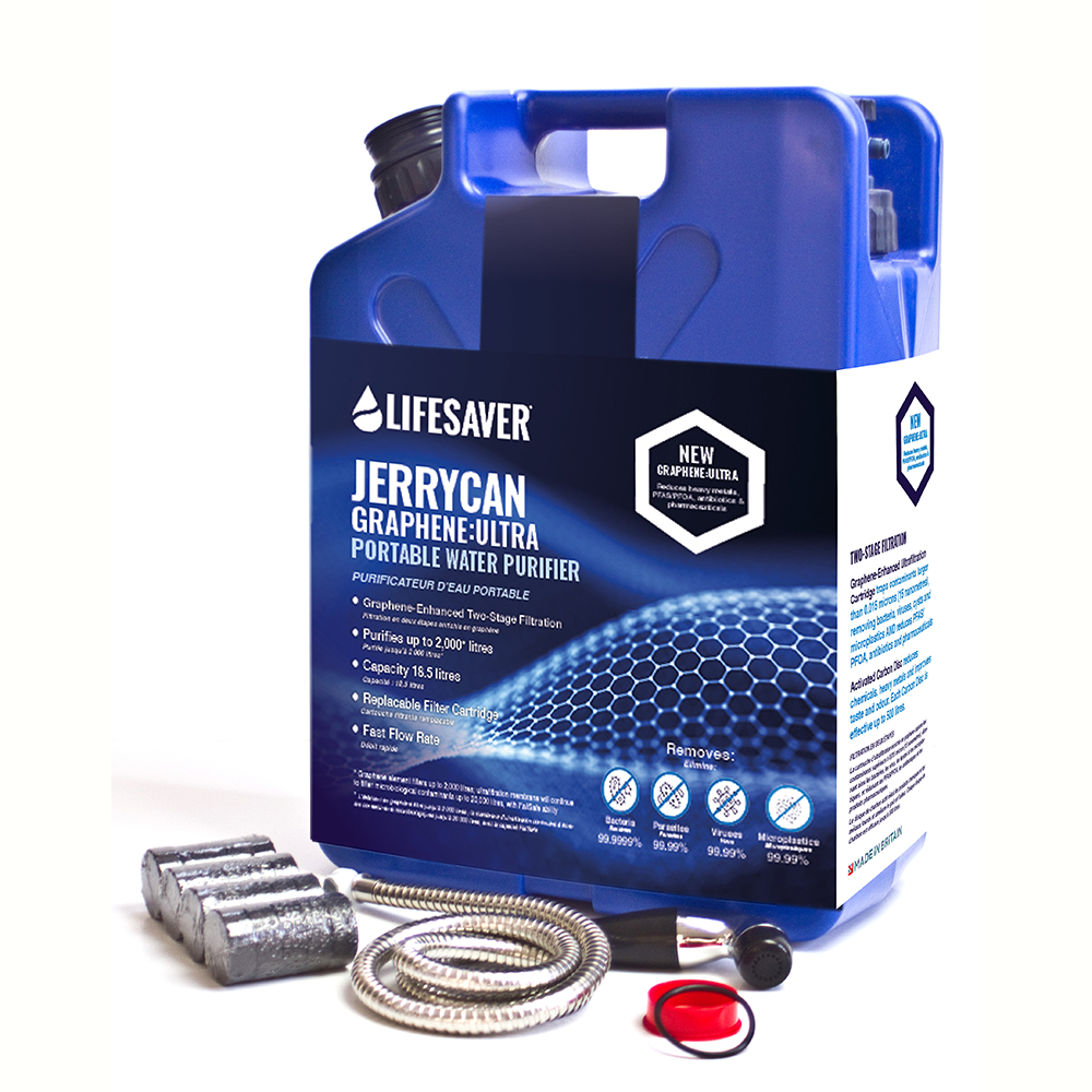 LifeSaver Jerrycan Graphene Ultra - PFAS & Virus Removal – Preppers Shop UK
