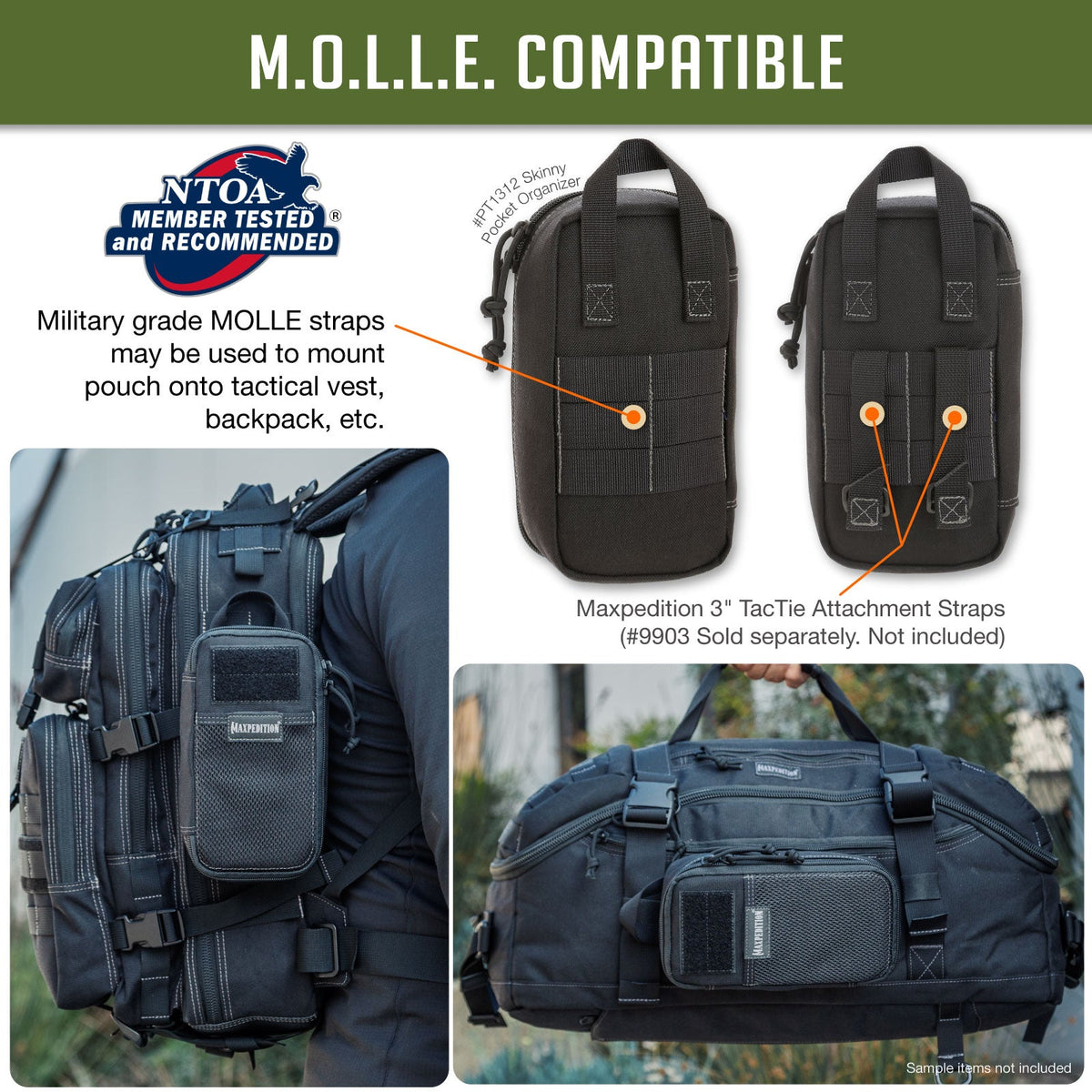 Maxpedition SKINNY Wolf Grey Pocket Organiser