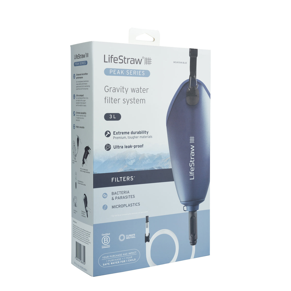 LifeStraw Peak Series Gravity Water Filter System - 3 Litre