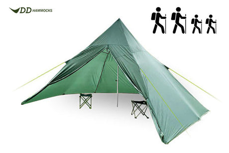 DD Hammocks SuperLight - Pyramid Tent - Family Size