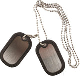 Military Spec Heavyweight Dog Tags With Silencers & Chain