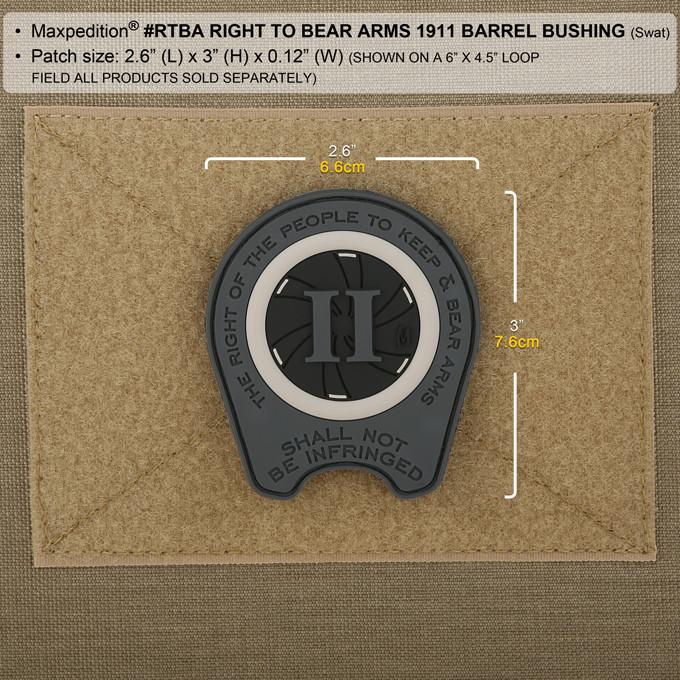 Maxpedition Right To Bear Arms Swat Patch