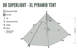 DD Hammocks SuperLight - XL - Pyramid Tent