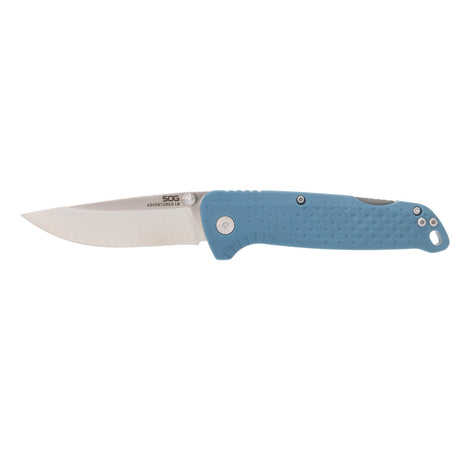 SOG Adventurer LB Black Folding Knife Nordic Blue