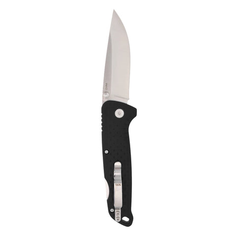 SOG Adventurer LB Black Folding Knife Black + Satin
