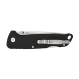 SOG Adventurer LB Black Folding Knife Black + Satin