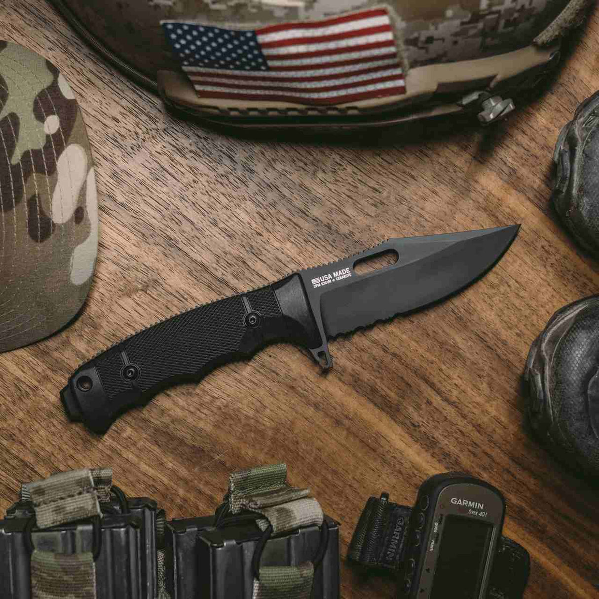 SOG Seal FX Clip Part-Serrated Fixed Blade