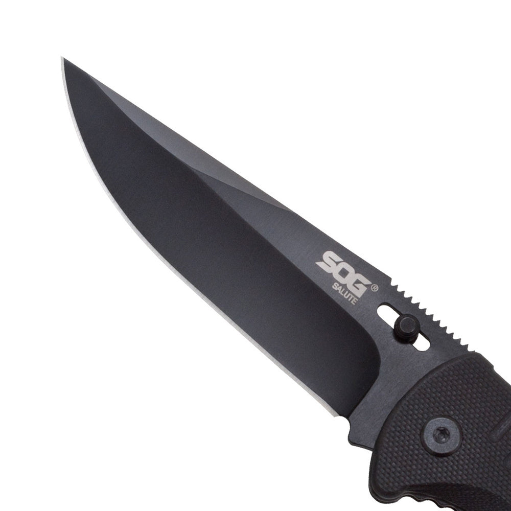 SOG Salute Black Folding Knife