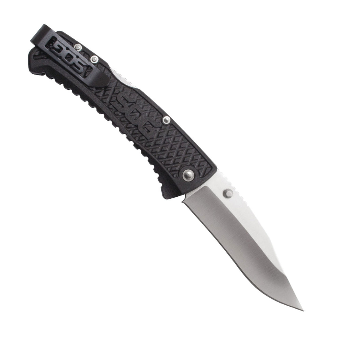 SOG Traction Clip Point Folding Knife
