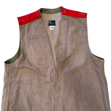 Swiss Army Wool Greatcoat Liner Vest – Brown