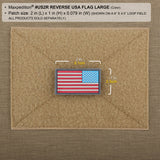 Maxpedition Reverse USA Flag Arid Patch Small