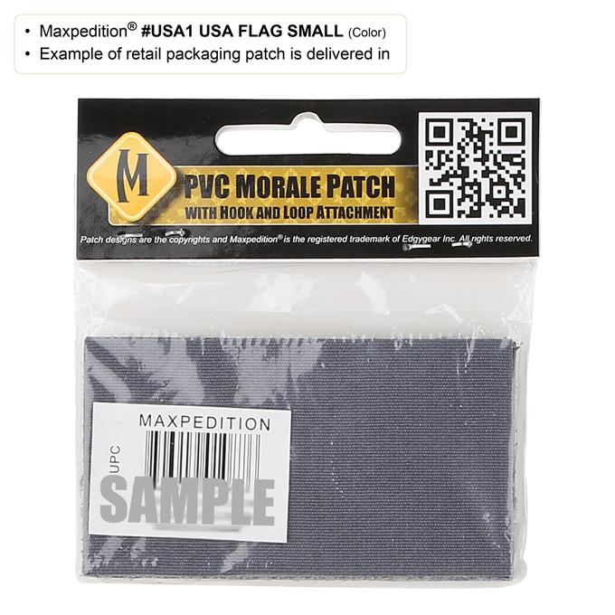 Maxpedition USA Flag  (Firefighter Thin Red Line) Patch Small