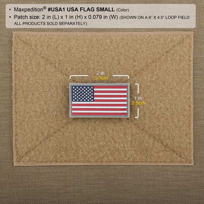 Maxpedition USA Flag (LE Thin Blue Line) Patch Small