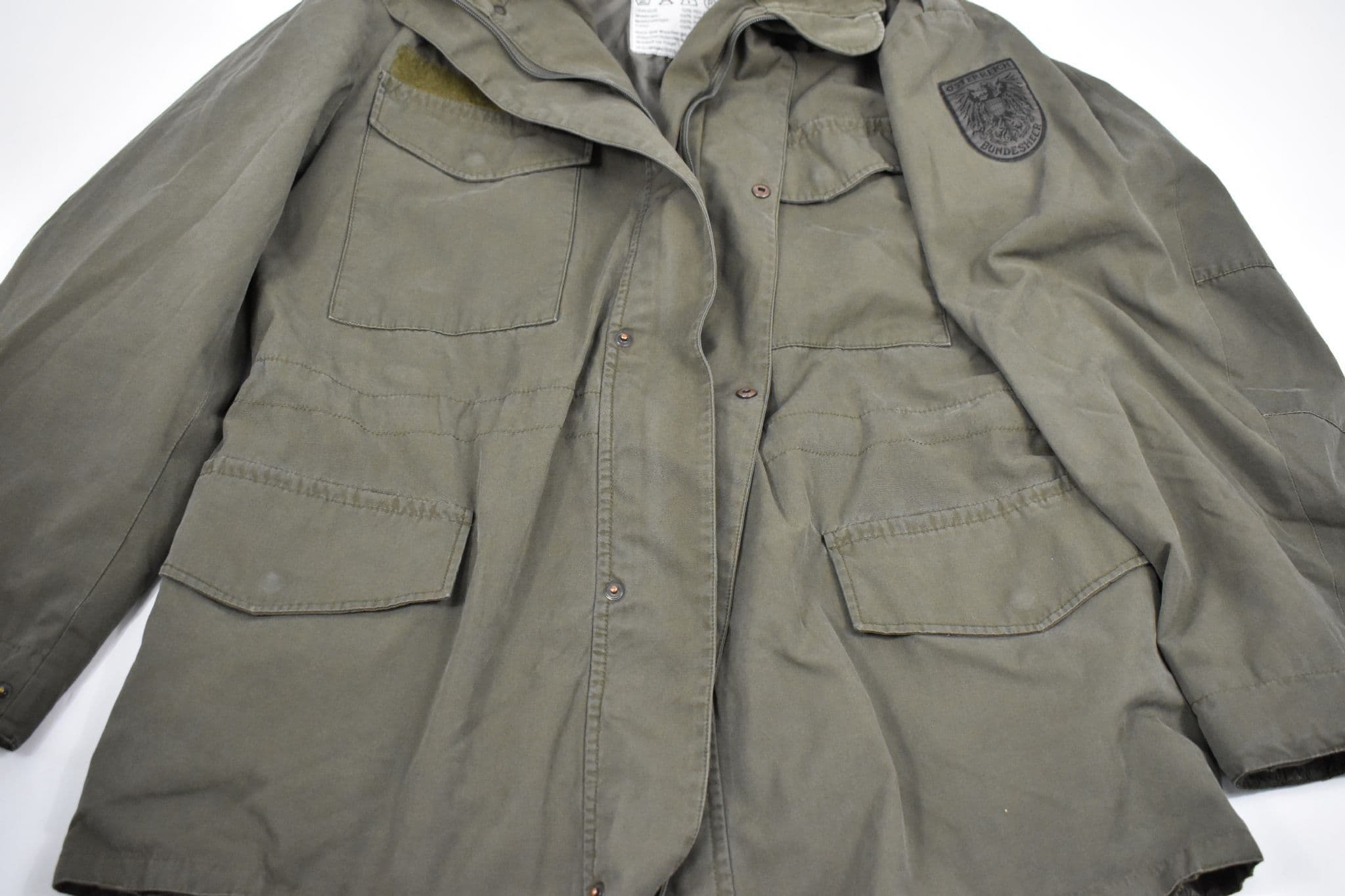 Austrian Military Surplus Waterproof Symtex Field Jacket