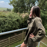 Austrian Military Heavyweight Olive Green Shirt