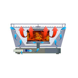 Feuerdesign Teide Smokeless Charcoal BBQ & Tongs - Yellow