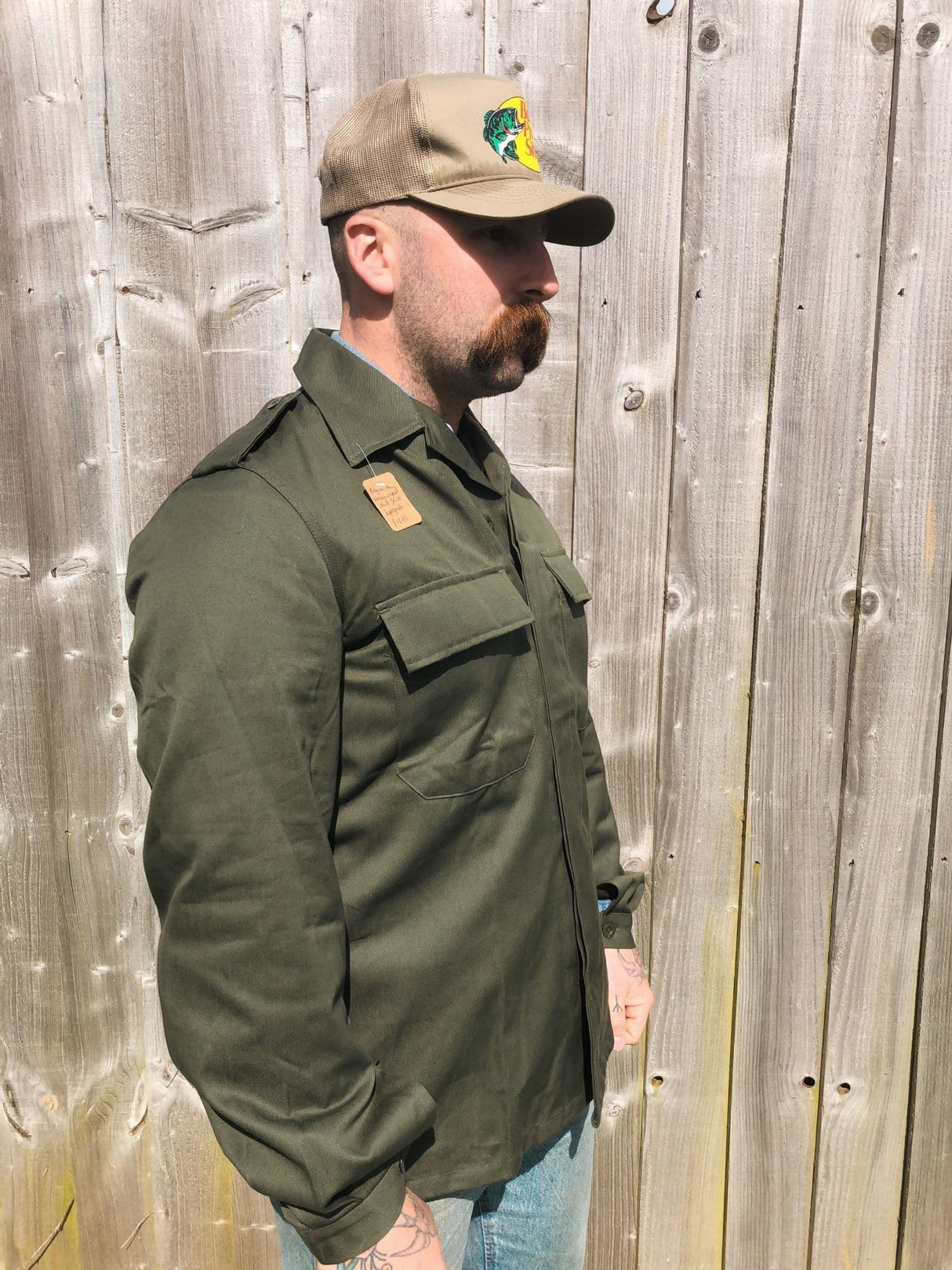 Belgian Army Heavyweight Olive Shirt - Supergrade