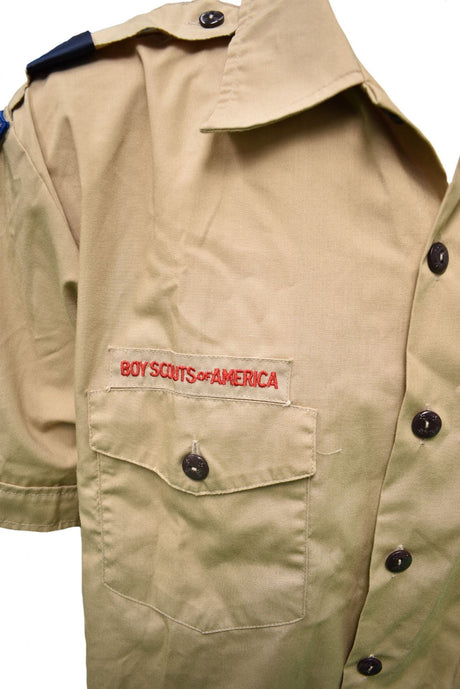 Boy Scouts Of America Tan Short Sleeved Shirt