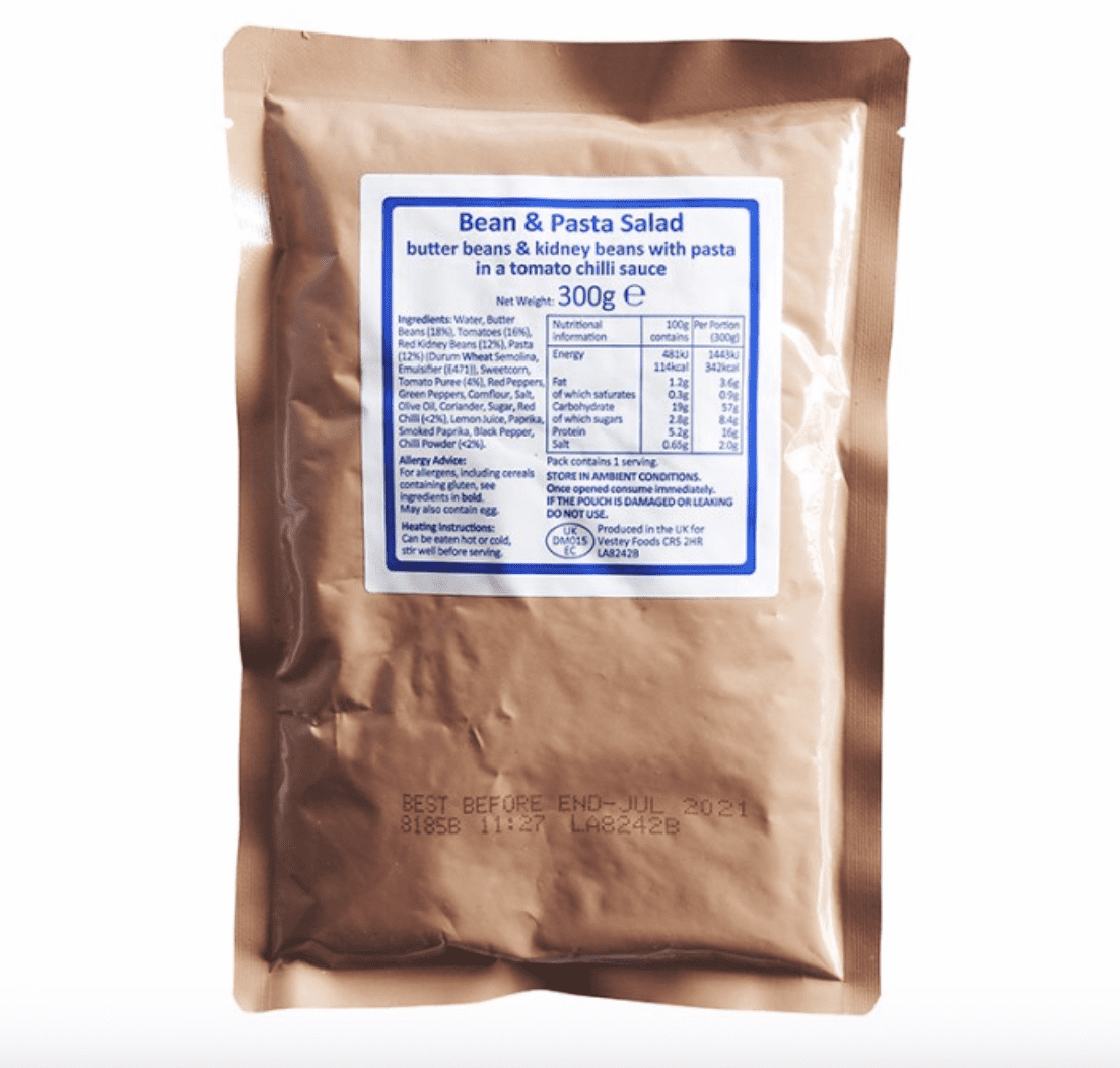 British Army Military Ration Meal Pouch x 20
