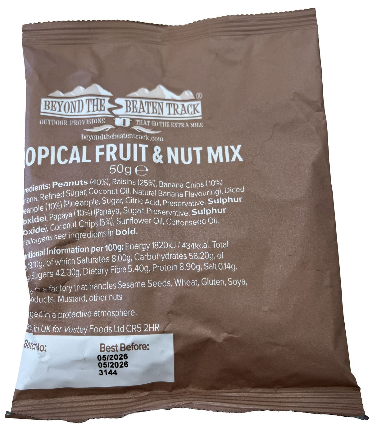 British Army Ration Pack Fruit & Nut Mix - 50g