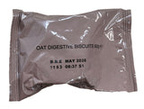 British Army Ration Pack Meal Pouch - Oat Digestive Biscuits