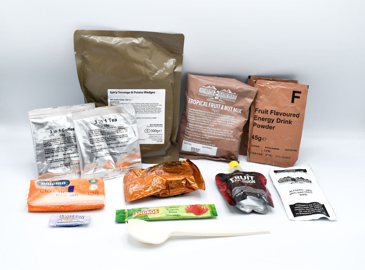 British Army Style Military 12hr Day Ration Pack