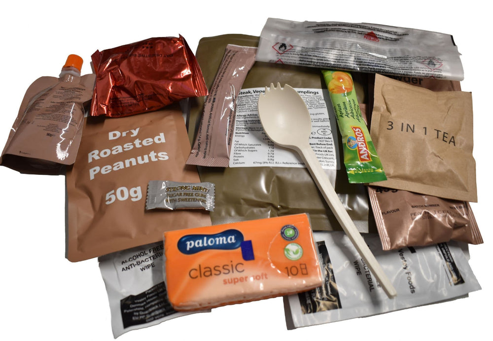 Diy Ration Pack British Military 12 Hour Day Ration Pack - Random Menu – Preppers Shop UK