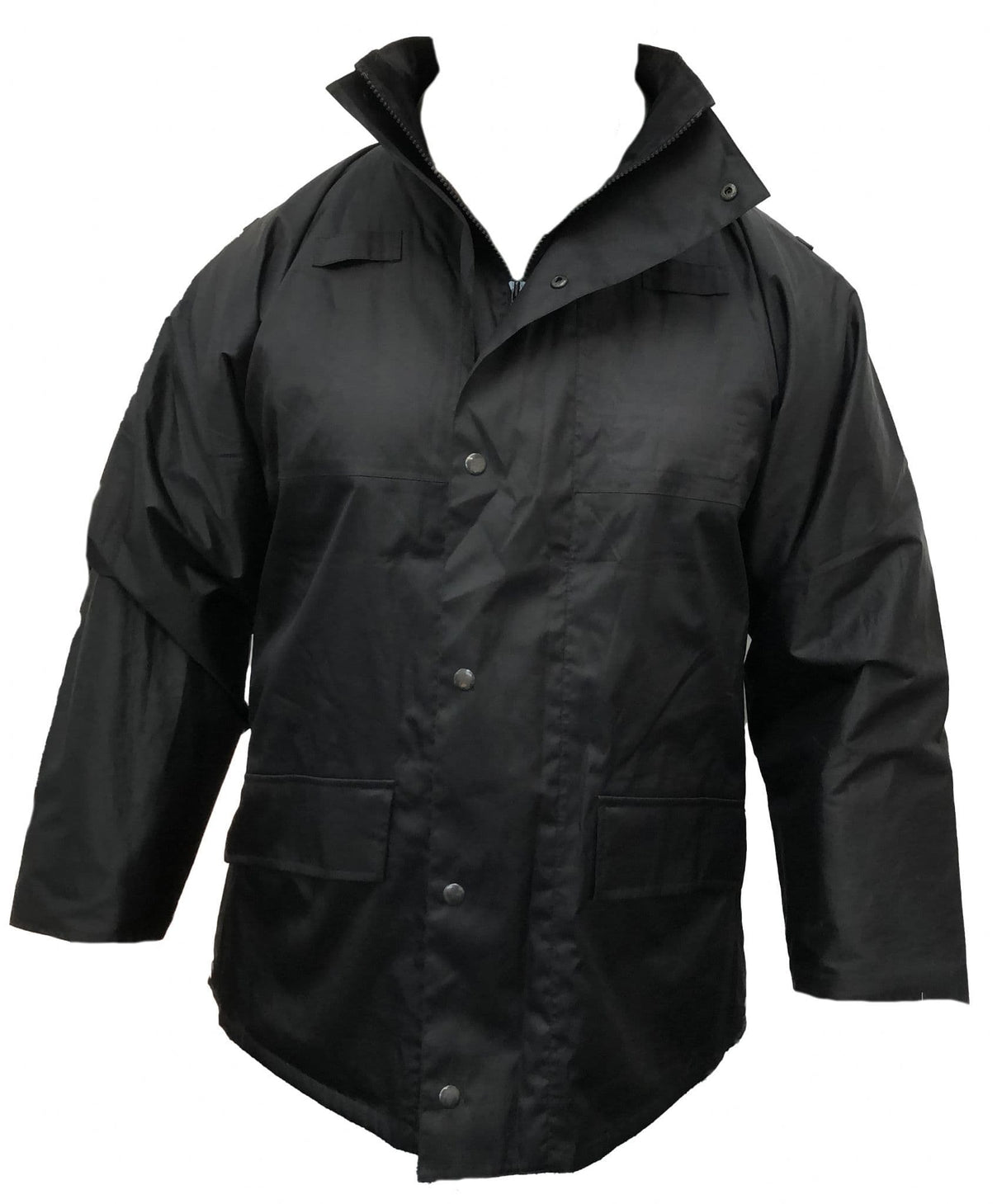 British Military Black Lightweight Waterproof Jacket - Style 16