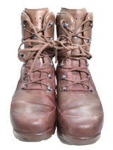 British Military Haix High Liability Brown Leather Combat Boots - Supergrade