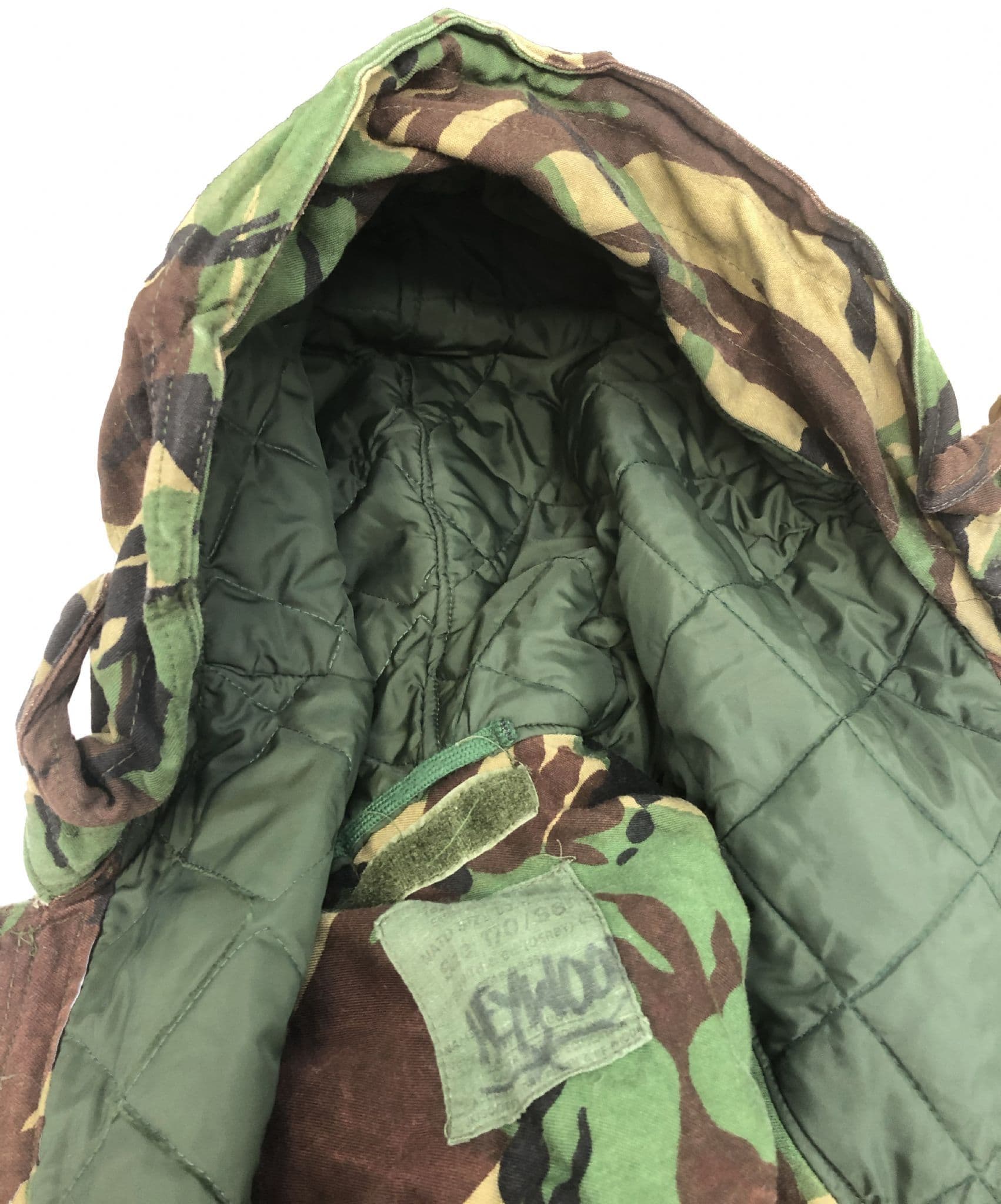 British Military Mens DPM Cold Weather Parka with Wire Hood