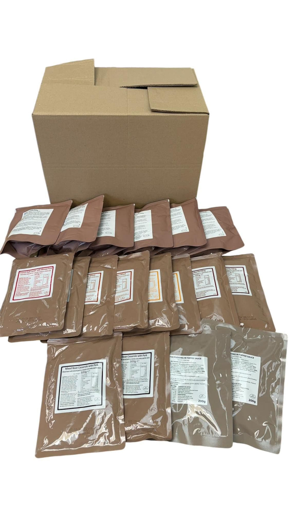 British Military MRE 2024 Ration Pack Meal Pouches Taster Kit ...