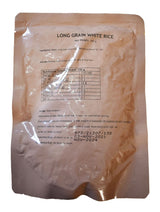 British Military Ration Main Meal Pouch - Long Grain White Rice 160g