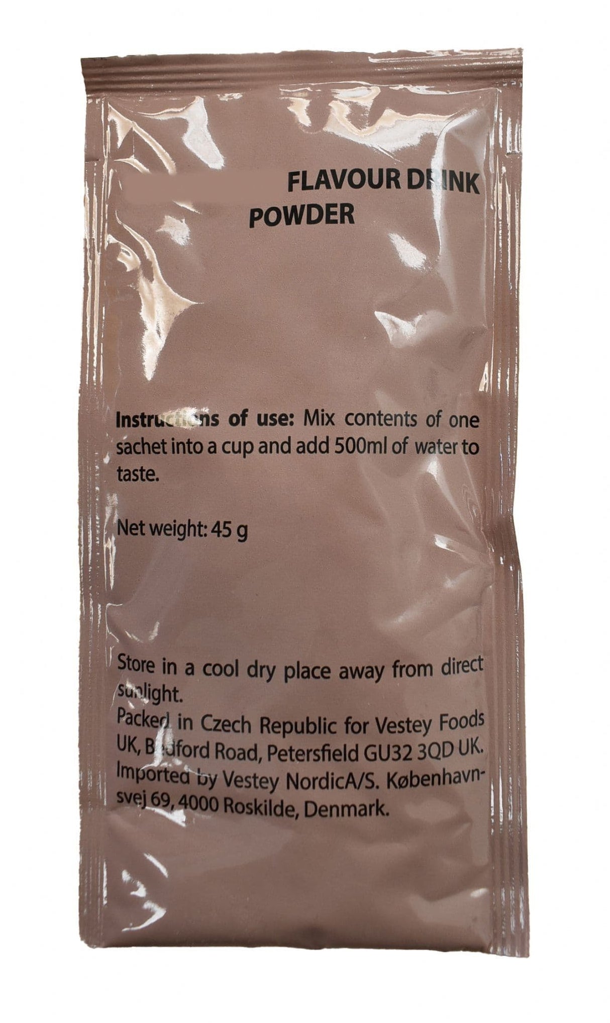 British Military Ration Pack Accessory - Pineapple Fruit Flavour Drink Powder 45g