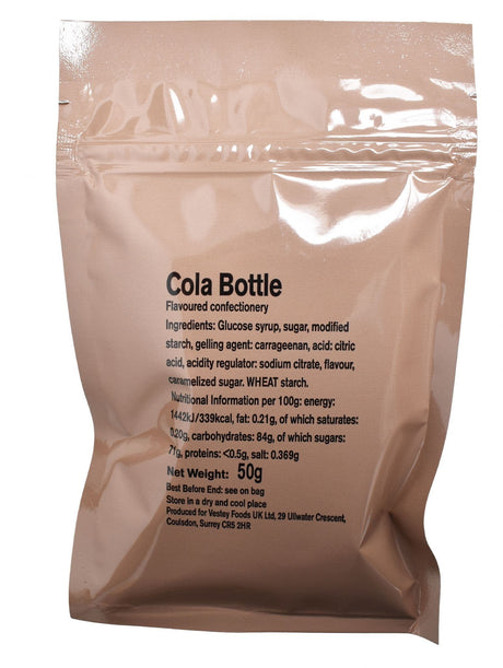 British Military Ration Pack Cola Bottle Sweets - 10 x 50g Packs