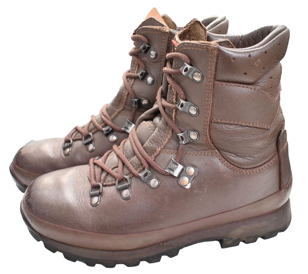British Military Women's Altberg Defender Brown Leather Boots Medium