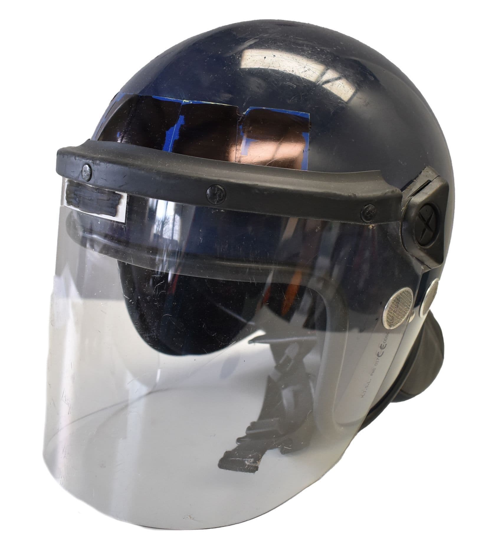british police motorcycle helmet British Police Genuine Riot Protective Helmet