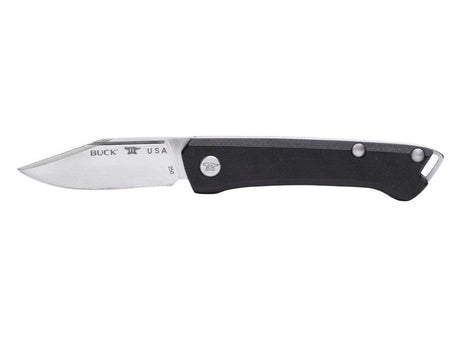Buck 250 Saunter Clip Point Folding Knife - Black - UK EDC