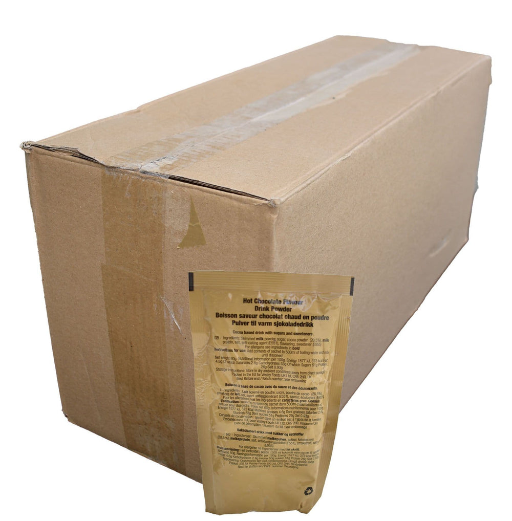 BULK BUY - British Army Ration Pack - Hot Chocolate Sachets x 200 ...