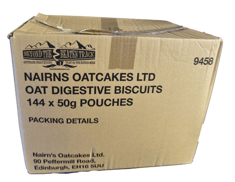 BULK BUY - British Army Ration Pack - Military Nairns Oat Digestive Biscuits x 144