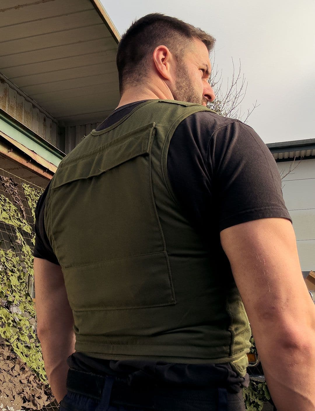 Civilian Overt Body Armour Cover - Olive - Grade 2
