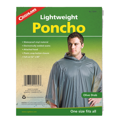 Coghlan's Olive Drab Vinyl Poncho