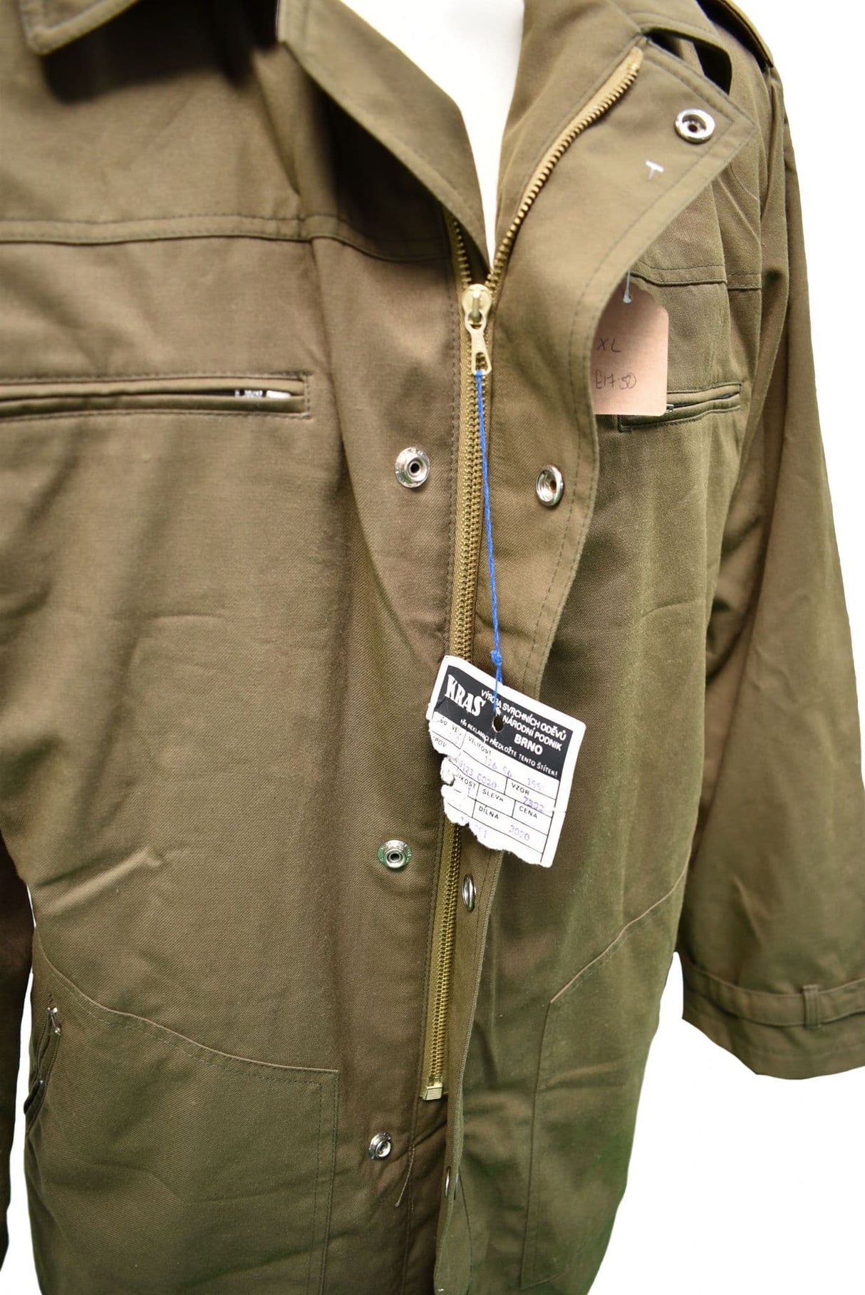 Czech Military Olive Green Field Coat
