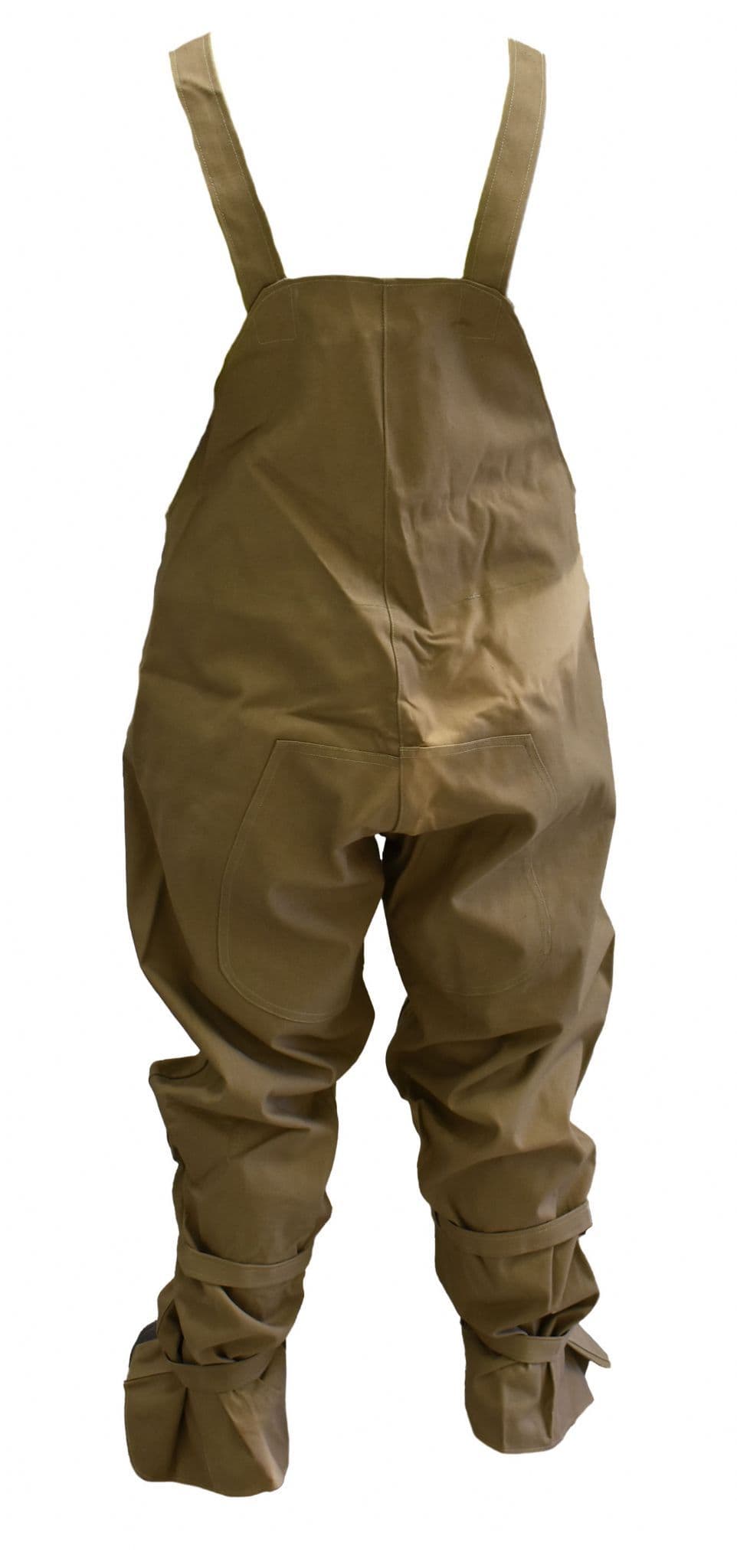 Czech Military Tan Waxed Bib & Brace Cotton Trousers – Preppers